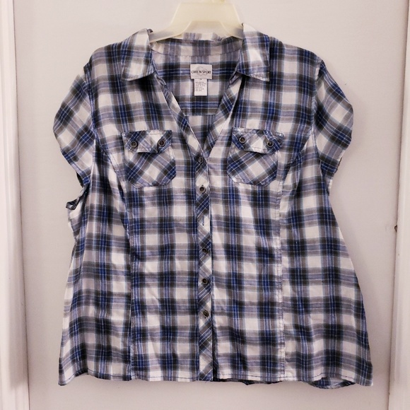 Blue button down - Picture 1 of 2